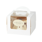 4寸蛋糕盒3寸四寸6寸手提透明开窗加高生日蛋糕烘焙甜品打包盒子