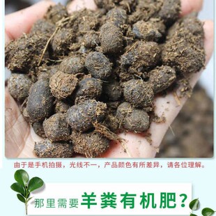 羊粪有机肥种花种菜农家肥料椰砖土用肥陶粒蛭石营养有机肥羊屎肥