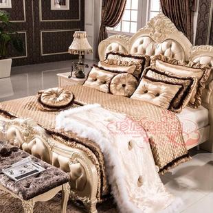 样板房样板间 奢华别墅高档古典婚庆床上用品床品多件套装 欧式 法式