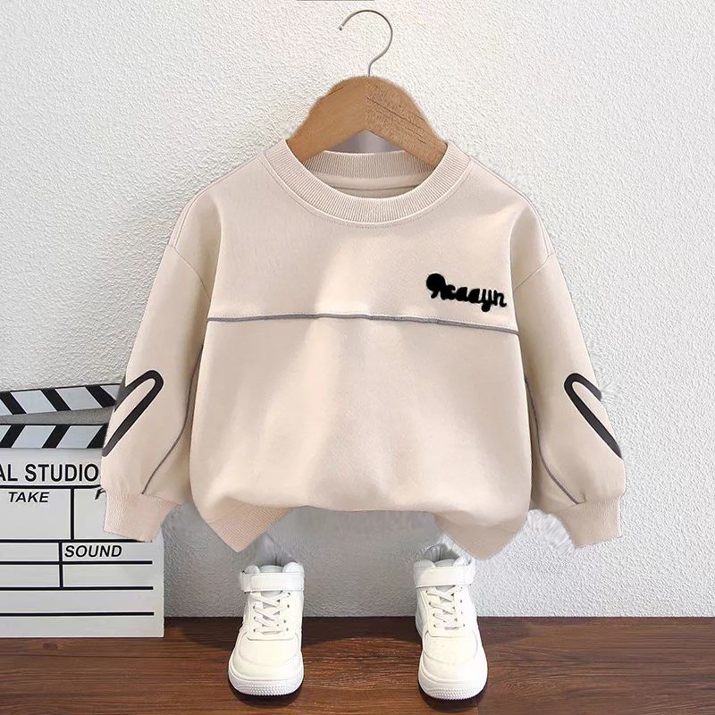 儿童卫衣2024T恤秋冬长袖休闲白色上衣男女中小童小孩圆领打底衫,童装/婴儿装/亲子装,卫衣/绒衫,淘宝优惠券,粉丝福利购,淘宝优惠卷