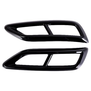 饰贴钢琴黑改装 适用于22 饰框排气管装 大众途观L四出尾喉装 件 24款