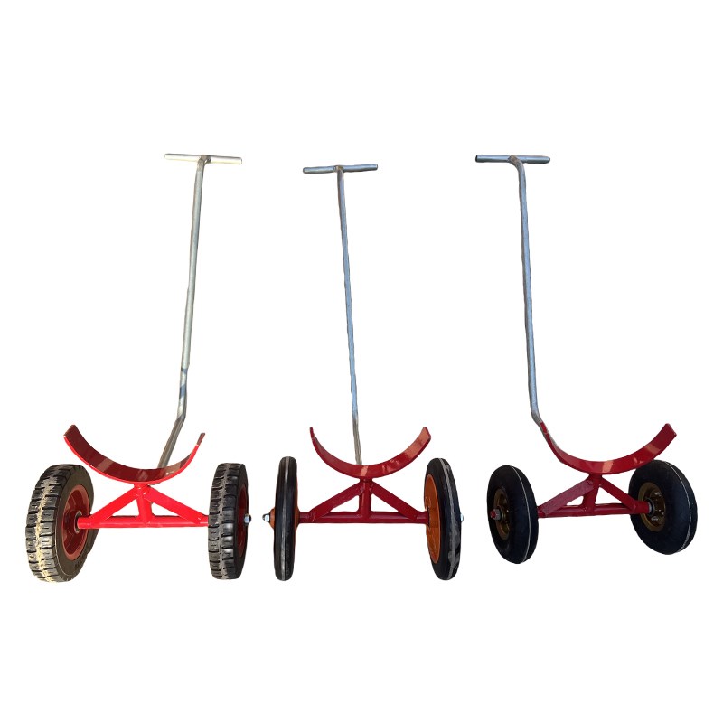 消防管道搬运车重型四轮钢管托运车两轮PE管拉管运输车手推车神器