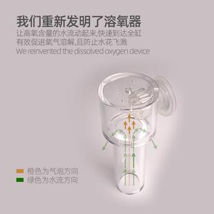 鱼缸防飞溅溶氧器压克力水晶玻璃增氧防水溅罩防水沫飞沫气泡石