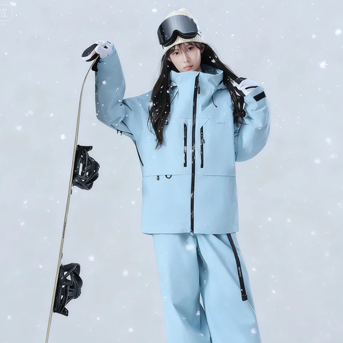 男女同款冬季加厚保暖滑雪衣