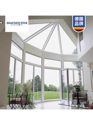 拜克森屋顶花园钢结构采光顶断桥铝合金玻璃系统阳光房定制北京