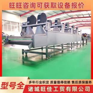 商用软包装酸豆角风干线土豆块软包装食品沥水翻转清洗风干机