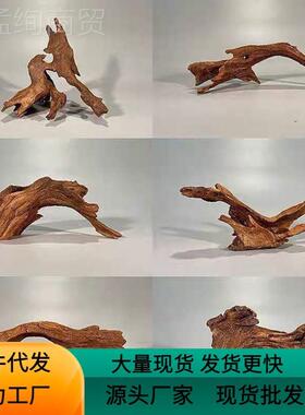 爬宠躲避攀爬木鬃蜥晒台捷角宫蛇饲养60640木箱造景枯守狮树枝沉