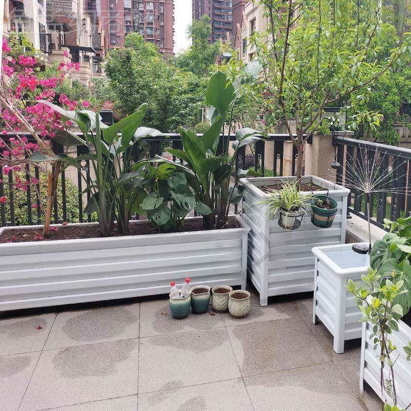 铝菜合金花箱花盆种外阳台种庭院户花花槽道路防腐园工厂防腐9998