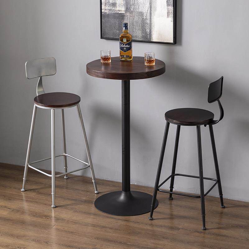 工业风银色吧凳吧台椅铁艺实木高脚椅子loft彩色甜品奶茶店酒吧椅,3C数码配件,USB多功能数码宝,淘宝优惠券,粉丝福利购,淘宝优惠卷
