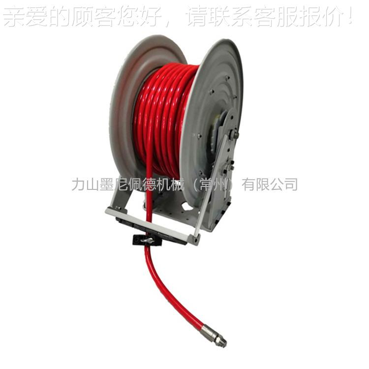 高压消防管胶卷0GGL盘工业级水管冲洗卷管盘2自动卷器金属重型盘