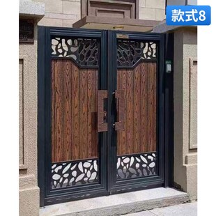 单别墅园门铝艺庭院门平小门对门院子围墙门