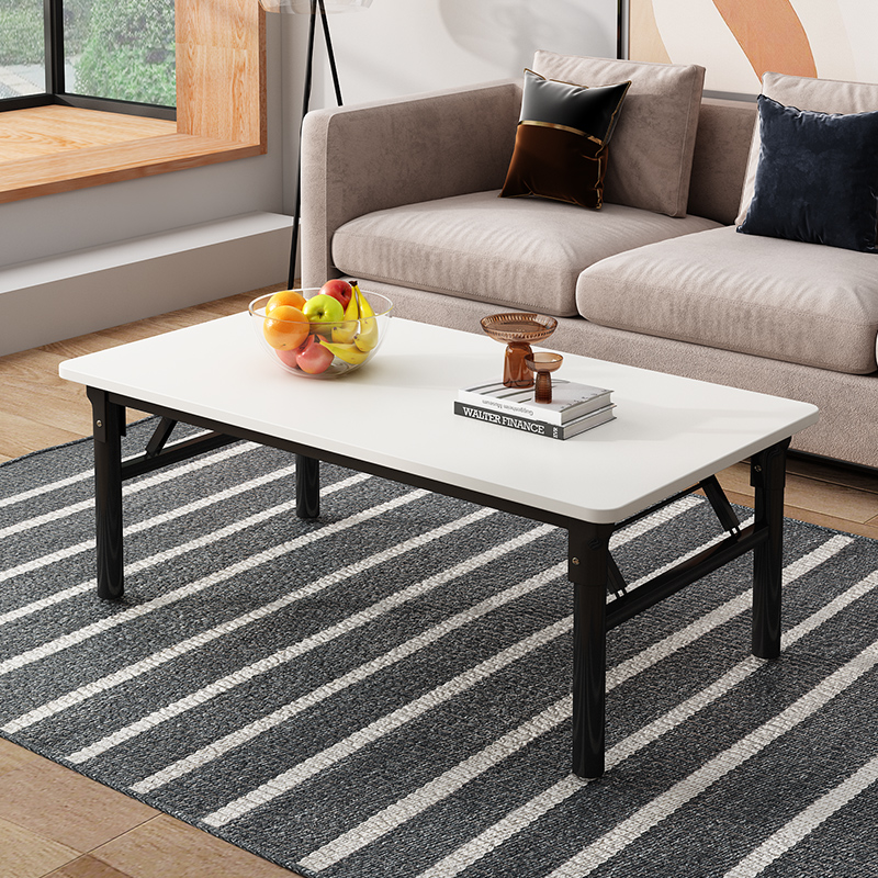 吃饭桌子出租房用可折叠矮桌简易长方形摆摊桌客厅茶几家用小餐桌