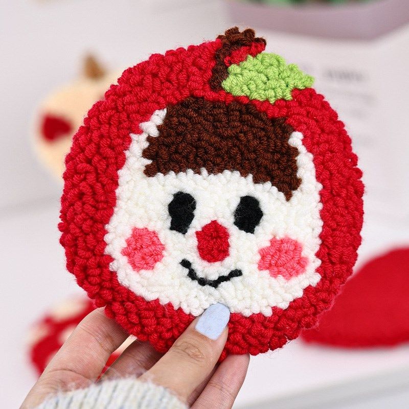 戳戳绣手工杯垫材料包隔热垫毛线戳戳乐餐垫新手解压创意搓搓乐,居家布艺,缝纫DIY材料套装,淘宝优惠券,粉丝福利购,淘宝优惠卷