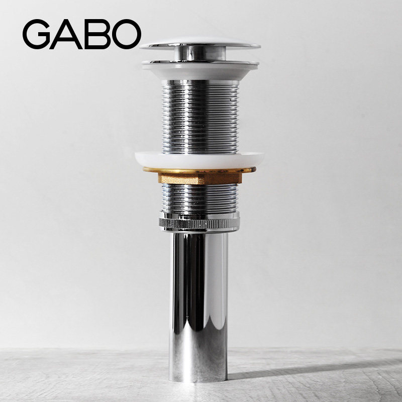 观博GABO卫浴家用面盆弹跳式下水器洗脸盆去水器不带溢水口250060