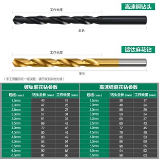 德国麻钻头 电钻冲击钻头 金属打孔支麻钻头装