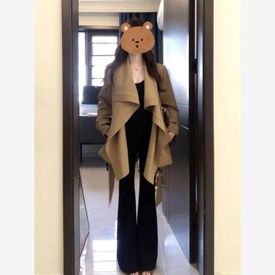 卡其色风衣外套女秋季2025新款爆款早秋韩系氛围感穿搭小个子大衣