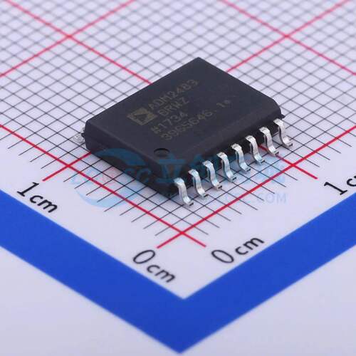 隔离式RS485/422收发器 ADM2483BRWZ SOIC-16-300mil 原装正品