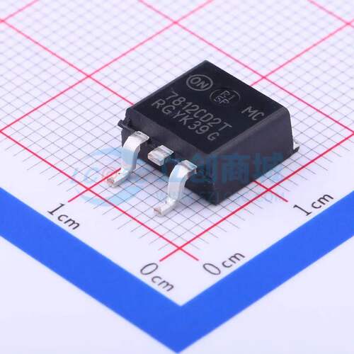 线性稳压器(LDO) MC7812CD2TR4G TO-263-2 原装正品