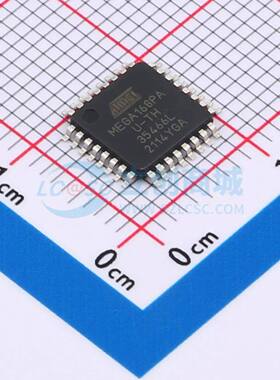 单片机(MCU/MPU/SOC) ATMEGA168PA-AUR TQFP-32(7x7) 原装正品