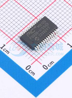 单片机(MCU/MPU/SOC) PIC32MX120F032B-I/SS SSOP-28 原装正品