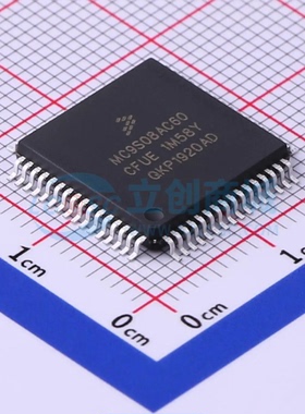 单片机 MC9S08AC60CFUE LQFP-64(14x14) 60KB 40MHz ARM 芯片