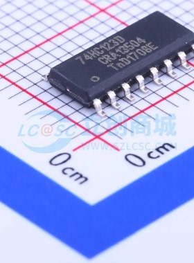 单稳态多谐振荡器 74HC123D,653 SOIC-16 单稳态