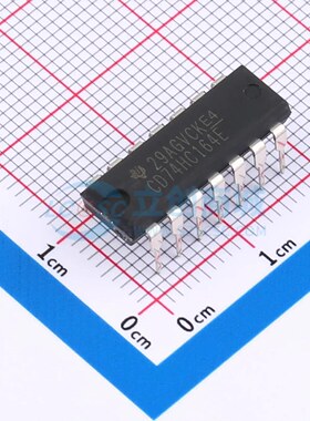移位寄存器 CD74HC164E PDIP-14 原装正品 电子元器件配单