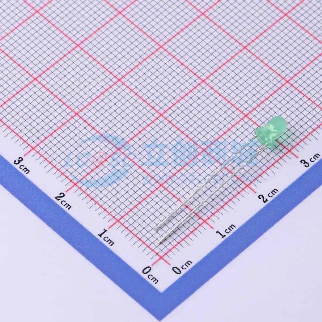 发光二极管/LED SLR-342MG3F 插件,D=3.1mm 原装正品图片