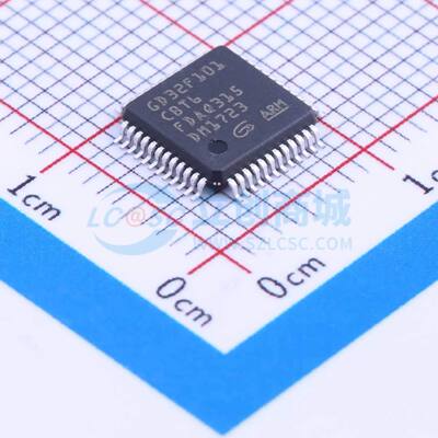 单片机芯片 GD32F101CBT6 LQFP-48(7x7) 128KB 56MHz