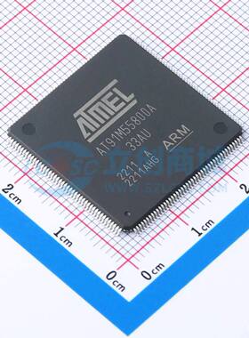 单片机(MCU/MPU/SOC) AT91M55800A-33AU TQFP-176(24x24) 原装正