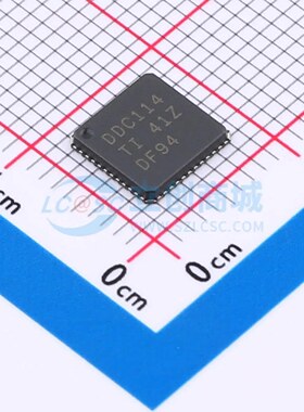 模数转换芯片ADC DDC114IRTCR QFN-48-EP(7x7) 原装正品