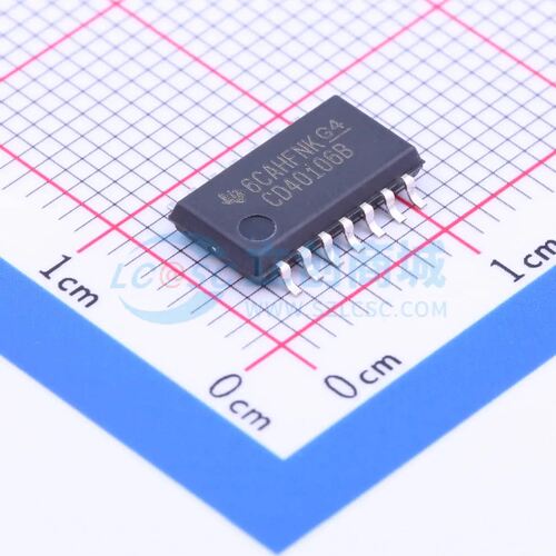 反相器 CD40106BNSR SOP-14-208mil 原装正品 电子元器件配单