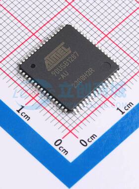 单片机(MCU/MPU/SOC) AT90USB1287-AU LQFP-64(14x14) 原装正品