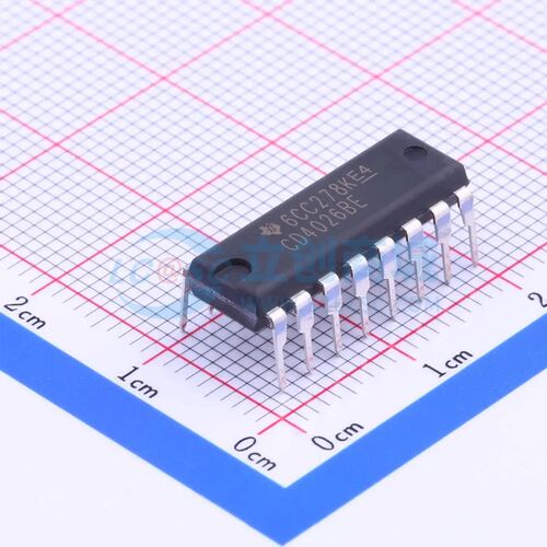 计数器/分频器 CD4026BE DIP-16 原装正品 电子元器件配单