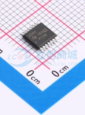 反相器 SN74HC04PW TSSOP-14 原装正品 电子元器件配单
