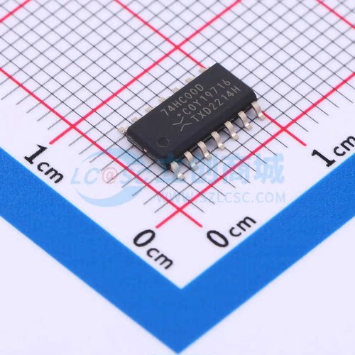 逻辑门 74HC00D-Q100,118 SOP-14 与非门 原装正品