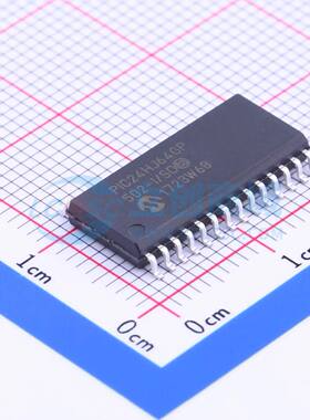 单片机(MCU/MPU/SOC) PIC24HJ64GP502-I/SO SOIC-28-300mil 原装