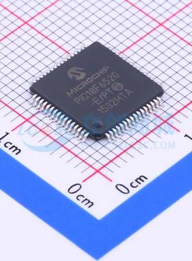 单片机(MCU/MPU/SOC) PIC18F6520-E/PT TQFP-64(10x10) 原装正品