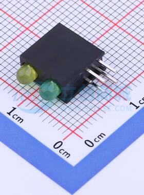 A694B/UYSYG/S530-A3 DIP-4-2.54mm 黄绿色 发光二极管LED
