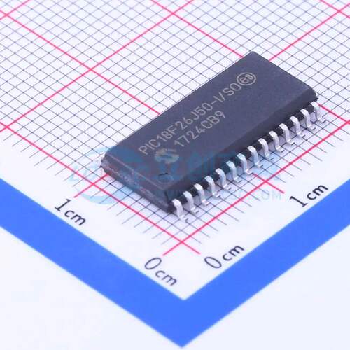 单片机(MCU/MPU/SOC) PIC18F26J50-I/SO SOIC-28-300mil 原装正品