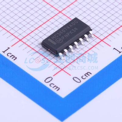 FET输入运放 MC34074ADR2G SOIC-14 原装正品