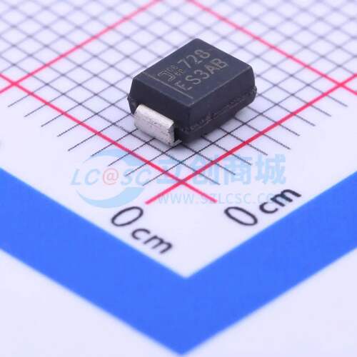 快恢复/高效率二极管 ES3AB-13-F SMB 原装正品