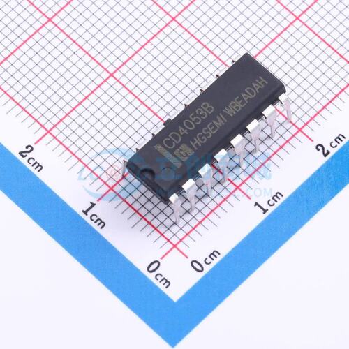 模拟开关/多路复用器 CD4053BE DIP-16 原装正品