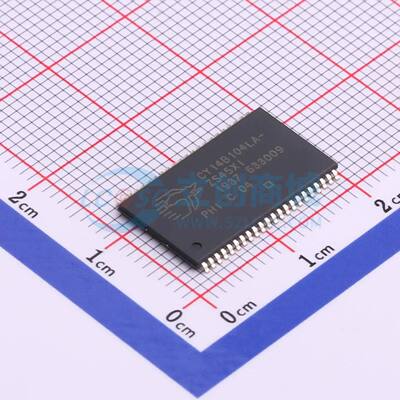 nvSRAM(掉电保持) CY14B104LA-ZS45XIT TSOP-44-10.2mm 原装正品