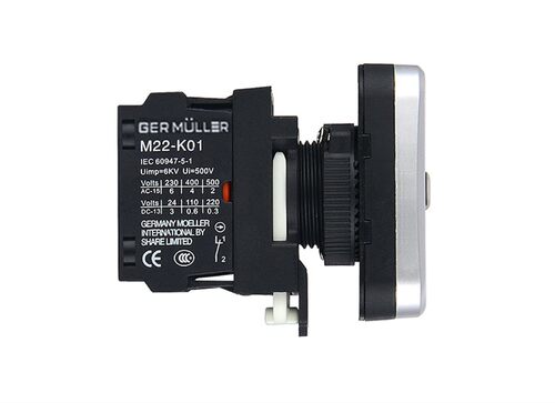 金钟穆勒 M22-DDL-GR-X1/X0/K11 双位按钮 双联按钮开关 启动停止