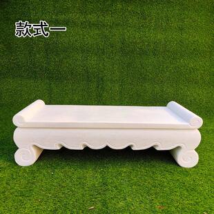 石雕供桌户外墓地祭祀家用墓前坟地上坟汉白玉香炉室外石头花瓶