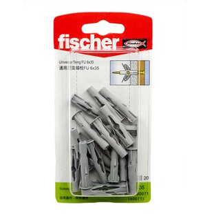 fischer-慧鱼FU6*35通用尼龙锚栓膨胀螺栓德国进口飞机胀塞580071