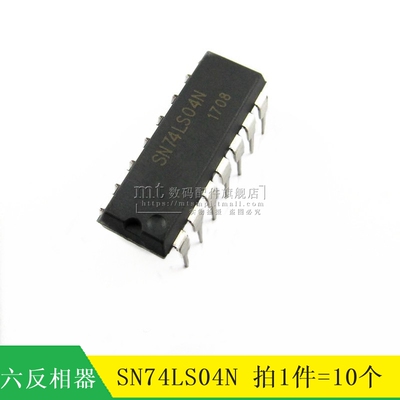 【MT】SN74LS04N 74LS04 DIP14 六反相芯片 10只7元