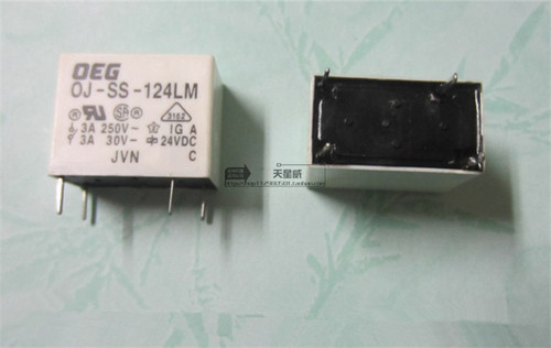 全新原装泰科OEG功率继电器OJ-SS-124LM一常开 3A 4脚!