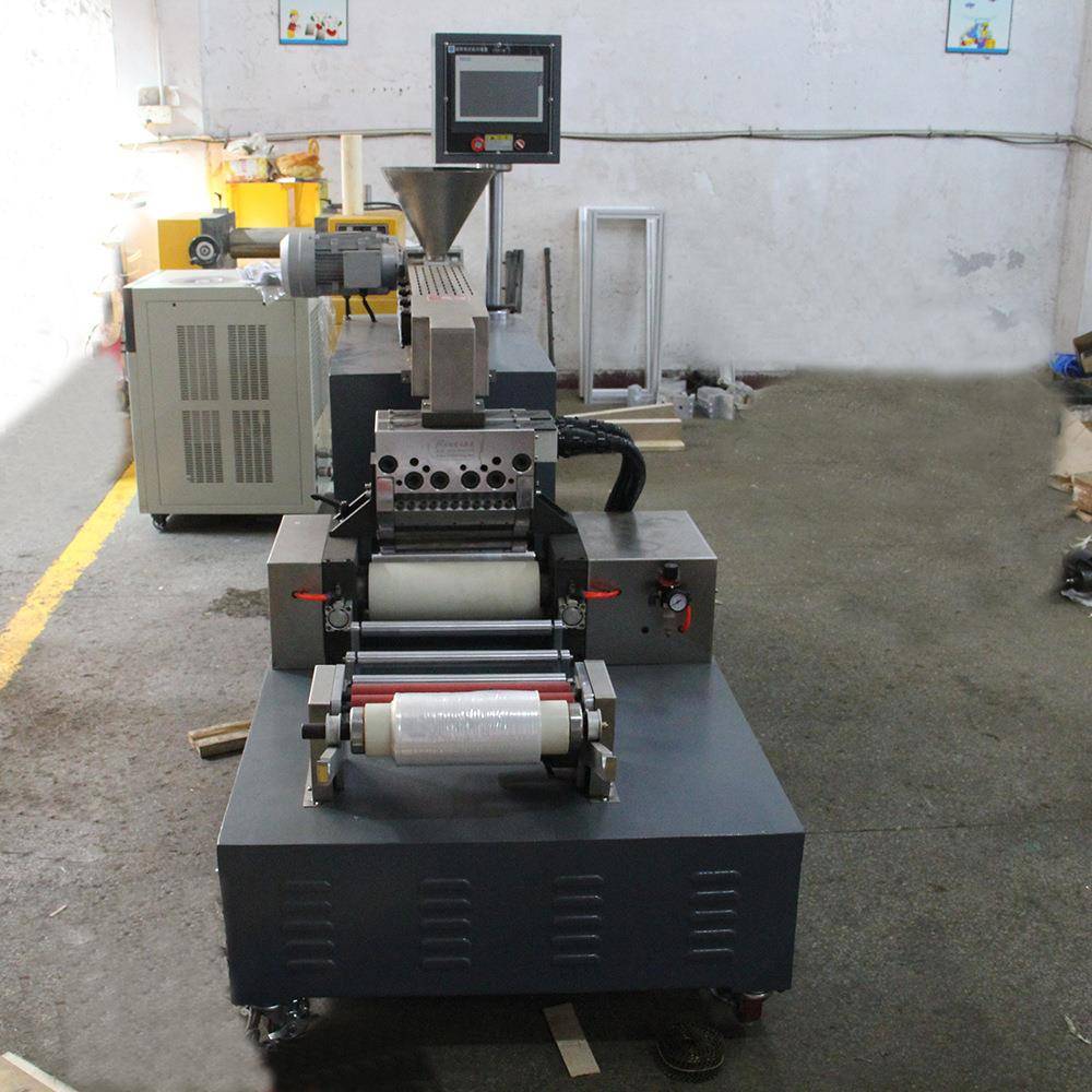 全自动设备小型广东试验用塑料微型流延膜机薄膜材料压延机机